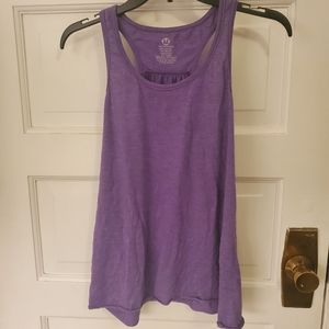 Purple Racerback Workout Tank top Size medium